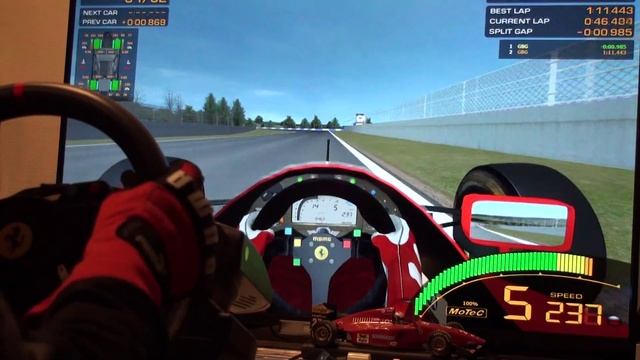 GTR2 F1 1994 Ferrari 412T1 TI Aida 1:10.078 T500RS смотреть онлайн