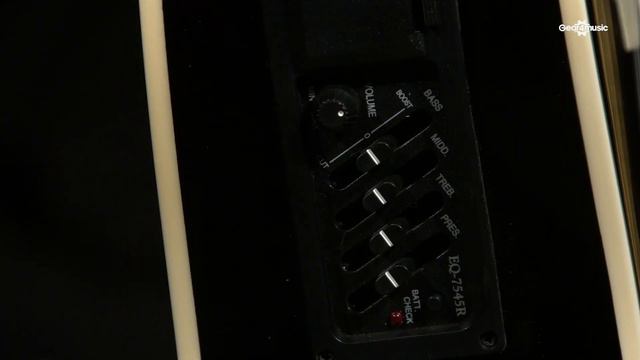 Dreadnought Electro Acoustic Guitar by Gear4music, Black смотреть онлайн