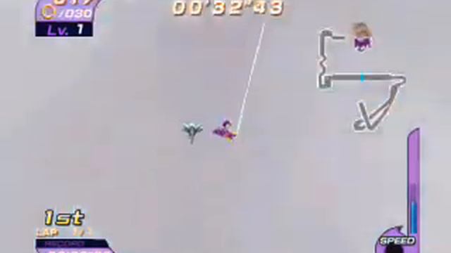 Sonic Riders - NiGHTS - Babylon Garden - 1 Lap Race смотреть онлайн