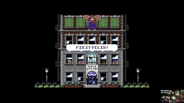 Fix-It-Felix Jr. [C64] Game Play!