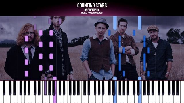 One Republic - Counting Stars | How To Play Piano Tutorial + Sheets смотреть онлайн