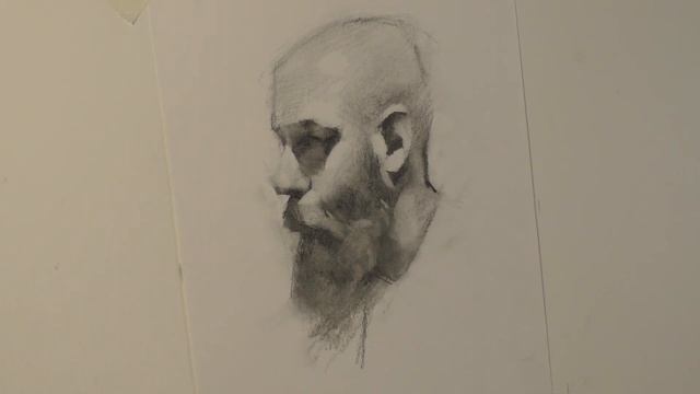 Drawing a Portrait in Charcoal смотреть онлайн