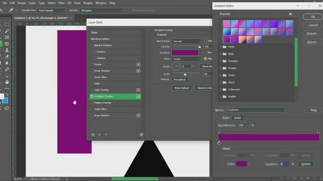 How To Add Gradient Colors To Shapes And Text In Photoshop смотреть онлайн