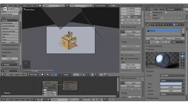 Oficina Online : Blender Cycles Rendering :o) смотреть онлайн