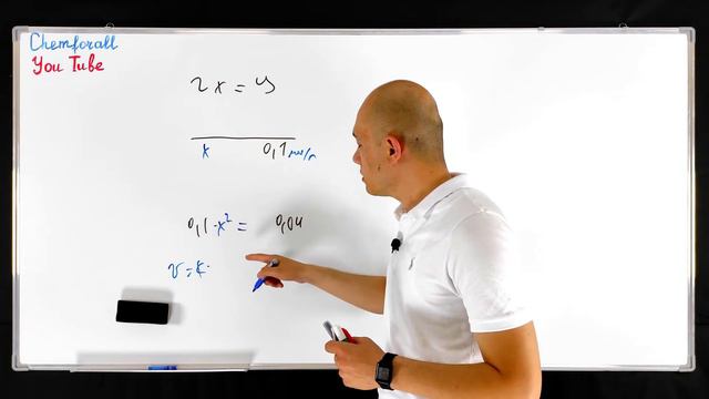 В системе 2Х(г) ↔ Y(г) константа скорости прямой реакции k1 = 0,1 l/(mol∙s), а константа скорости смотреть онлайн