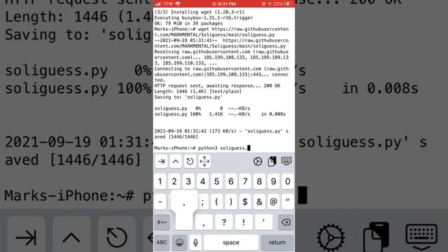 Alpine Linux Running on an IPhone смотреть онлайн