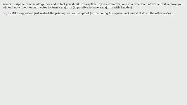 DevOps & SysAdmins: mongo replica set to single server (3 Solutions!!) смотреть онлайн