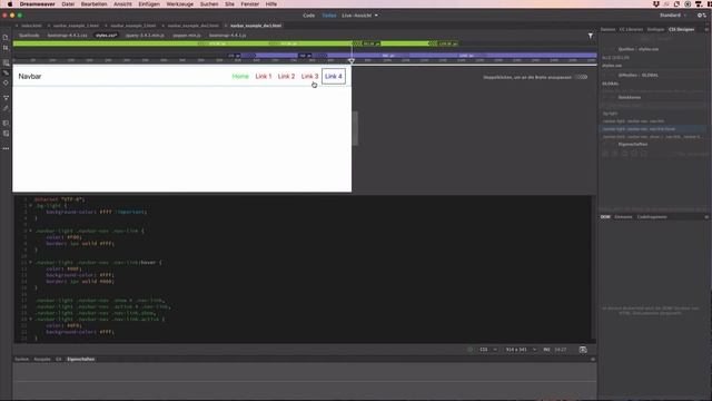 Bootstrap 4 Navigation (Navbar) Aussehen und Gestaltung | #Bootstrap #Dreamweaver смотреть онлайн