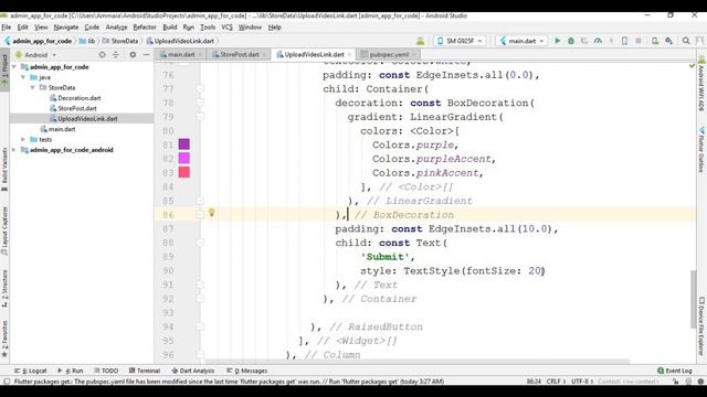 7 Flutter Full Project | How to design registration screen | how to store data in firebase flutter смотреть онлайн