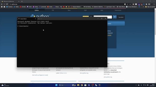 NASIL PYTHON YÜKLERİM? | Windows Python 3.11 Kurulum смотреть онлайн