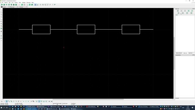Использование блоков в Libre CAD, задание на электрическую схему смотреть онлайн