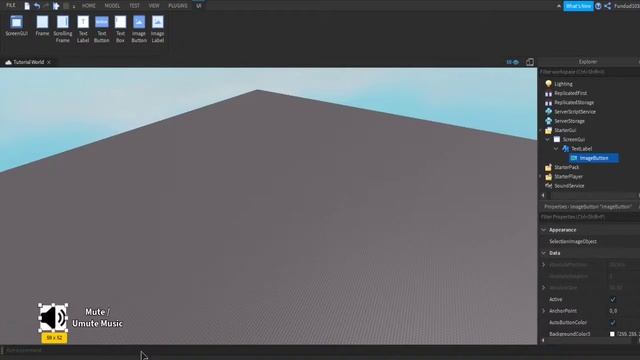 How to Make A Mute Music Button On ROBLOX Studio смотреть онлайн
