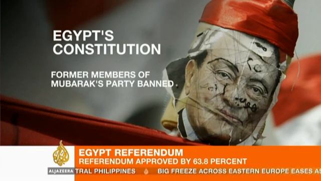 Egypt approves disputed draft constitution смотреть онлайн