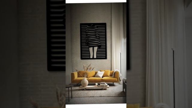Woman Wall Art,Minimalist Metal Art,Line Metal Wall Art