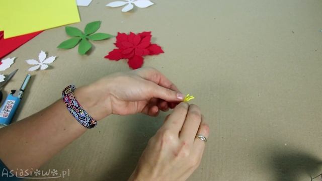 DIY EVA foam poinsettia ? templates + tutorial (ENG Subtitles) - Speed up #704 смотреть онлайн