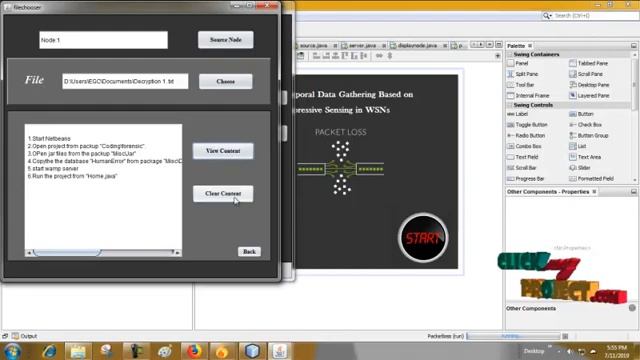 JAVA Data Mining Project Data Gathering Based on Compressive Sensing in WSN ClickMyProject смотреть онлайн