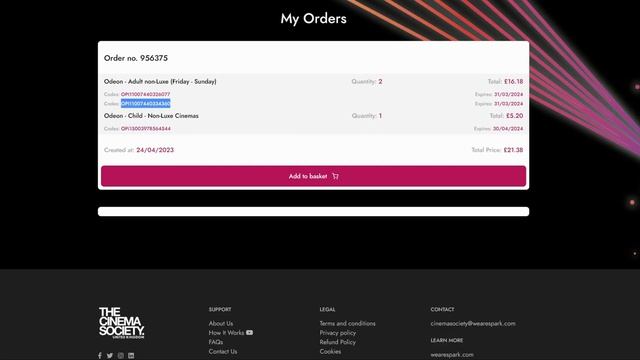ODEON Bookings - Using Voucher Codes смотреть онлайн