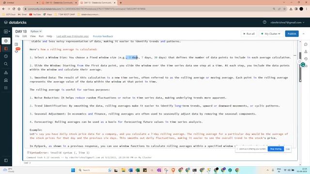 PYSPARK: DAY 13 смотреть онлайн