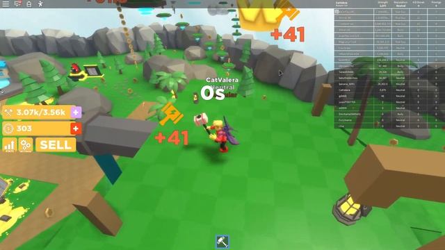 МЕМНЫЙ МОЛОТ в ROBLOX HAMMER SIMULATOR смотреть онлайн