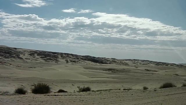 Driving through Namib Desert towards Luderitz, Namibia смотреть онлайн