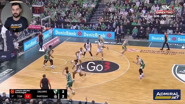 Sa Niskog Posta - Partizan "progutao" Žalgirio arenu! смотреть онлайн