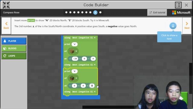 How to Code MINECRAFT: *COMPASS ROSE* in Minecraft: Education Edition with PYTHON смотреть онлайн