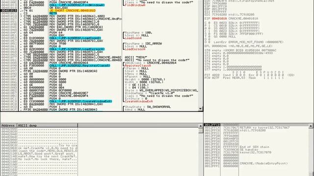 Введение в отладку с нуля, используя OllyDbg. Глава 3. Ver 1.1 смотреть онлайн