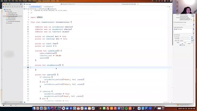 Создание приложения таймер // Демо-занятие курса «iOS Developer» смотреть онлайн
