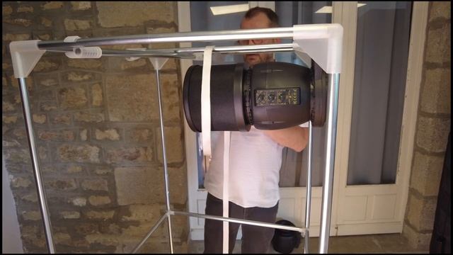 EXTRACTOR (350m3/h - 210cfm)  AND FILTERS FOR GROW TENT SECRET JARDIN.