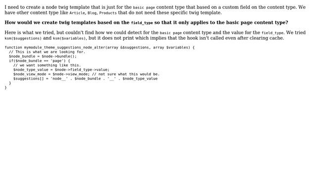 Drupal: How to create node twig template suggestions for one content type? смотреть онлайн