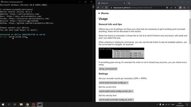 How to use ODrive V3 with ODESC | ODESC4.1 / ODESC3.6 смотреть онлайн