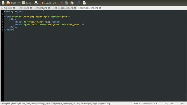 PHP Tutorial: Private Message System [part 02] смотреть онлайн