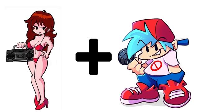 FNF Girlfriend - Clothes + Boyfriend = ? | Version | Friday night funkin animation смотреть онлайн