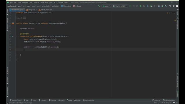 Spinner | Android Studio | Java смотреть онлайн
