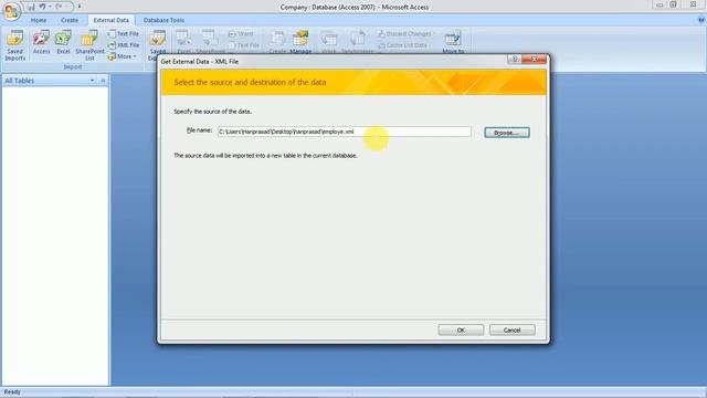 How to Import Xml Data into Ms-Access? смотреть онлайн