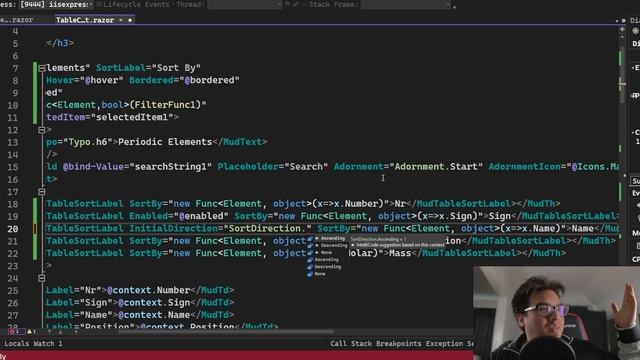 How To Use MudBlazor Tables (Pagination, Sorting, Filtering, Server Side Data) смотреть онлайн