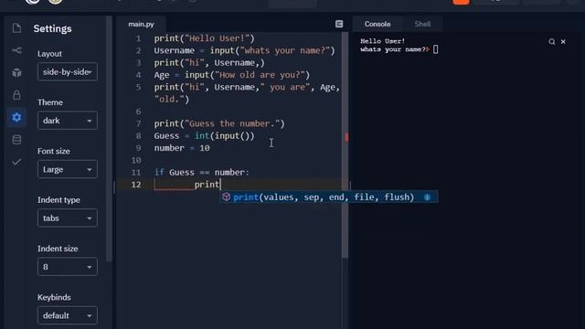 Repl.it tutorial (on python no music T-T)part 2 смотреть онлайн