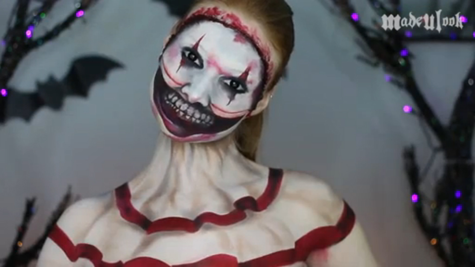 Макияж в стиле 4 сезона American Horror Story Freak Show смотреть онлайн