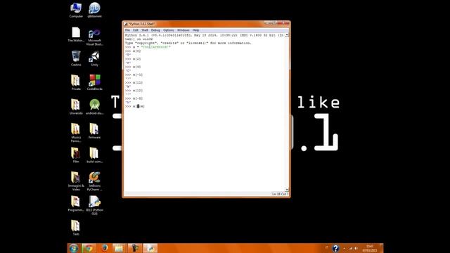 Python (3.4) 4 - Slicing смотреть онлайн