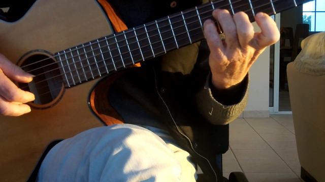 une très belle et simple mélodie pour débuter la guitare (légerté) смотреть онлайн