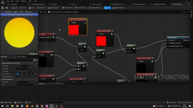 UE5 short tutorials: UV material function. Функции материалов. Применение для UV координат. Downloa смотреть онлайн