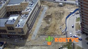 Мурино, падение крыши спортзала в строящейся школе. 7 мая 2017г.