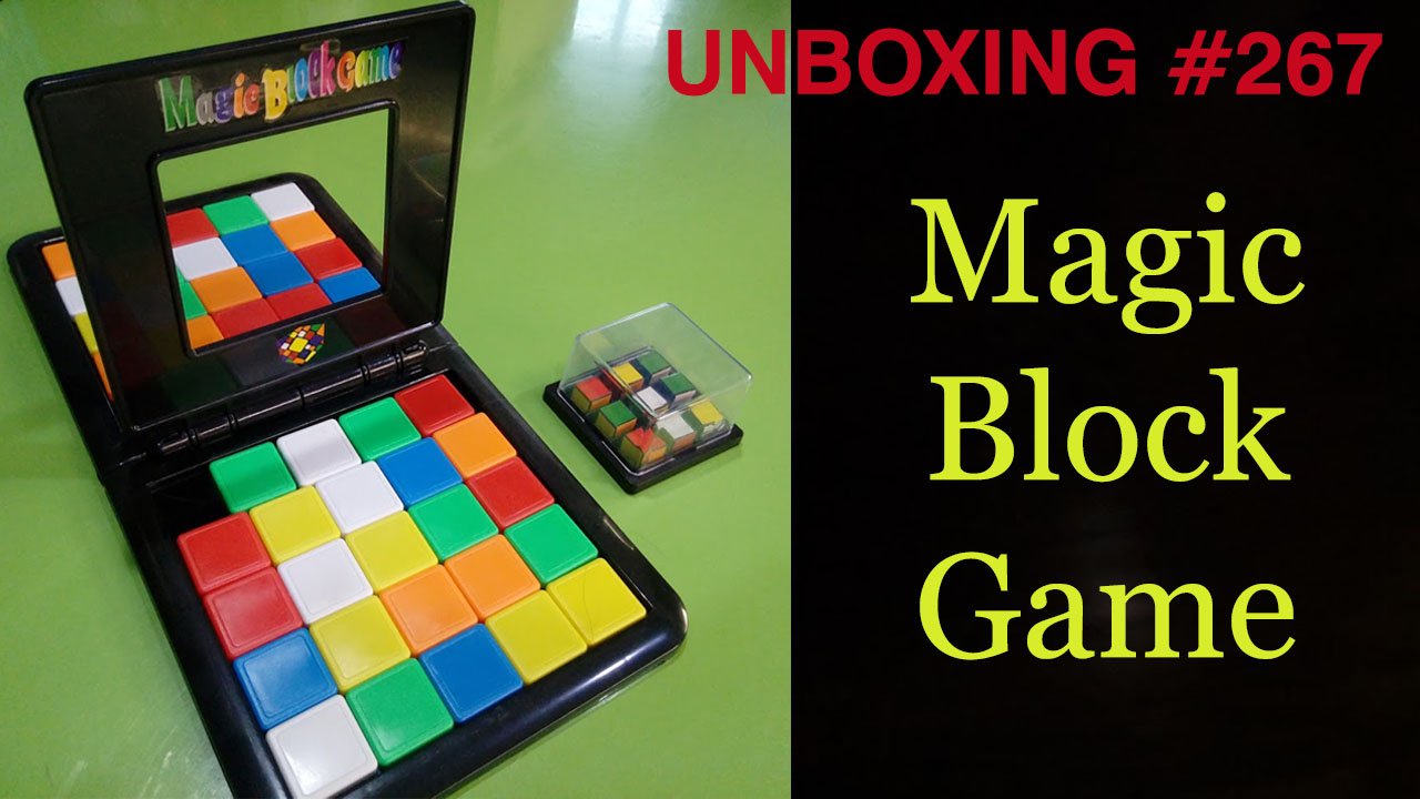 Unboxing №267 Гонка Рубика | Rubik's Race Replica | Magic Block Game. Обзор смотреть онлайн
