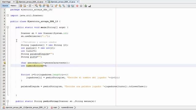 Ejercicios Java - Arrays #5 - El juego del ahorcado (parte 1) смотреть онлайн