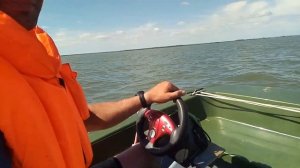 Пластиковая лодка кайман 300 ходовые испытания с самодельным управлением обское водохранилище