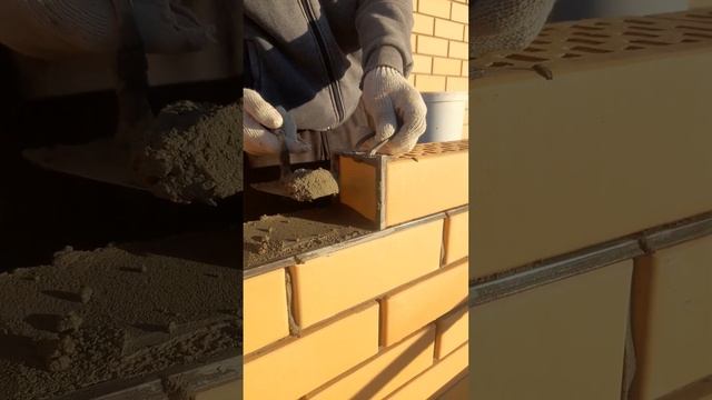 Шаблон для нанесения раствора вертикальных швов.