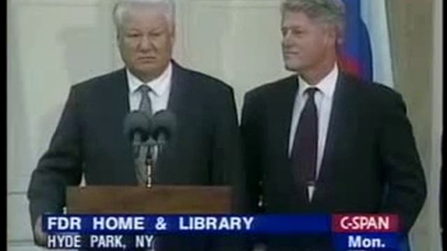 Ельцин и Клинтон. New York, Hyde Park, 23 октября 1995 г. [1/2] смотреть онлайн