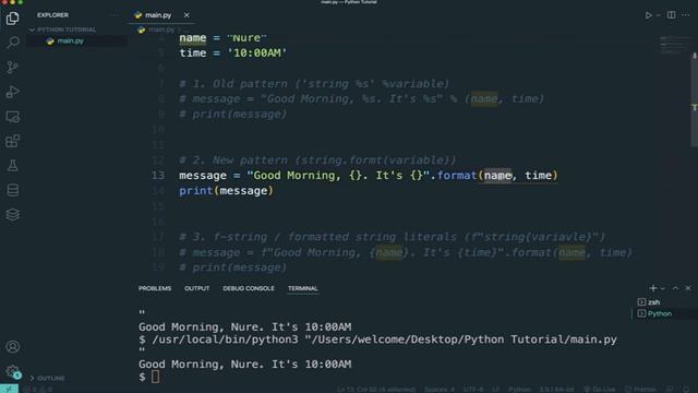 12. String Formatting / Interpolation | The Ultimate Python Bangla Crash Course смотреть онлайн