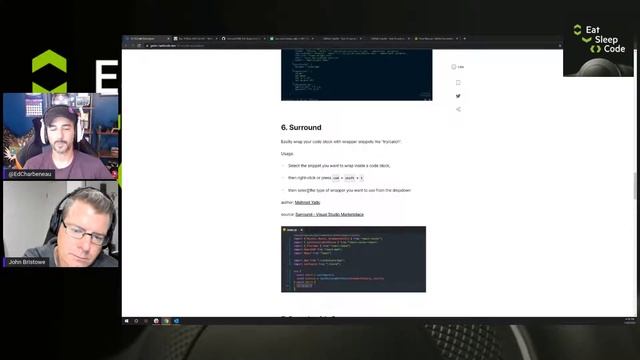 Eat Sleep Code: Ed Charbeneau & John Bristowe Talk Latest Tech | Ep. 38 смотреть онлайн