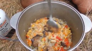 Приготовление овощного рагу из сушеных овощей